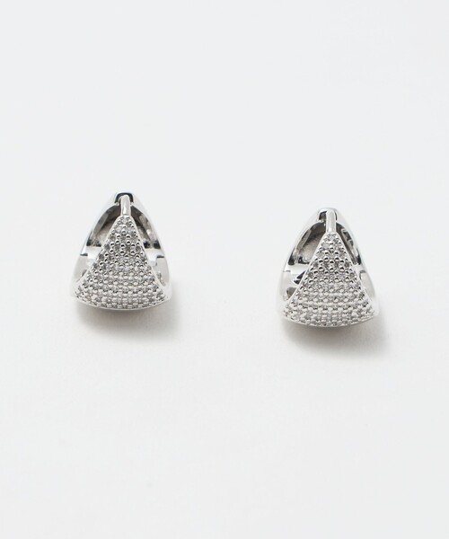 セール】パヴェ ラウンド フープ ピアス（ピアス（両耳用））｜UNITED