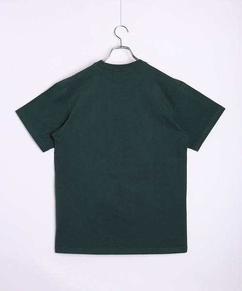 Carhartt WIP（カーハートダブリューアイピー）の「Carhartt WIP / カーハート ダブリューアイピー ワンポイントロゴ刺繍 半袖Tシャツ（Tシャツ/カットソー・メンズ・ブラック/ホワイト/チャコールグレー/グリーン・S/M/L/XL/XXL）」の11枚目の写真