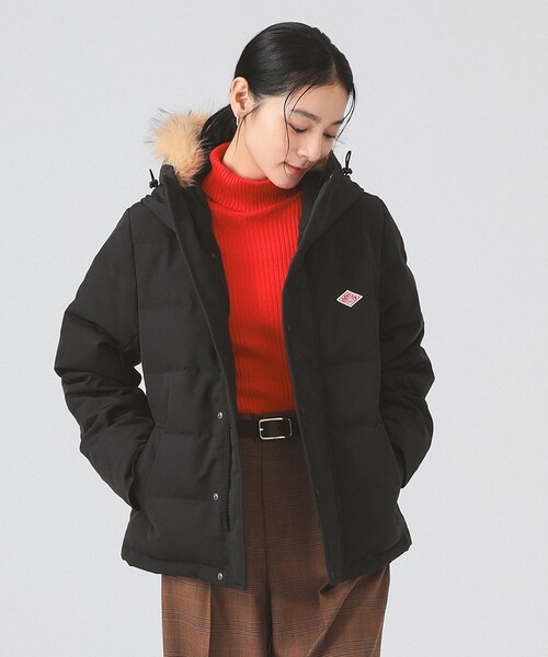 DANTON（ダントン）の「DANTON / FAKE FUR HOODED DOWN JACKET 25AW（ダウンジャケット/コート・レディース・ブラック/ベージュ・SMALL/MEDIUM）」の8枚目の写真