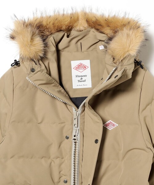DANTON / FAKE FUR HOODED DOWN JACKET 25AW（ダウンジャケット/コート