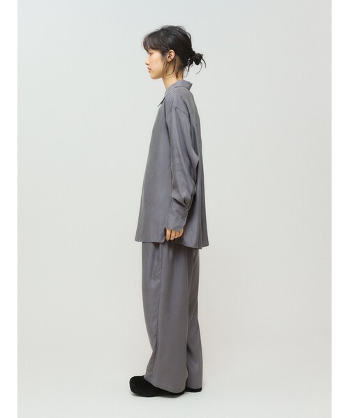 MIDIUMISOLID(ミディウミソリッド)の「MIDIUMISOLID for Ladies リラックスキュプラパンツ(その他パンツ・レディース・ブラック/チャコールグレー/ブラウン・FREE)」の9枚目の写真