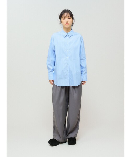 MIDIUMISOLID(ミディウミソリッド)の「MIDIUMISOLID for Ladies リラックスキュプラパンツ(その他パンツ・レディース・ブラック/チャコールグレー/ブラウン・FREE)」の16枚目の写真