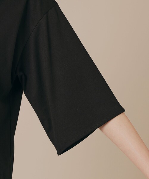 MACKINTOSH LONDON(マッキントッシュ ロンドン)の「【SUPER FINE LAB.】パウダーシュガーコットンTシャツ(Tシャツ/カットソー・レディース・ブルー系その他4/ブラック/ホワイト・38)」の10枚目の写真