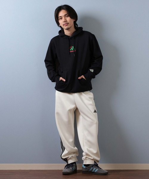 adidas（アディダス）の「adidas/アディダス トラックパンツ スリーストライプス M STADIUM ジャージ KLG55（その他パンツ・メンズ・オフホワイト/ブラック/シルバーグレー・M/3XL/2XL/XL/L）」の7枚目の写真