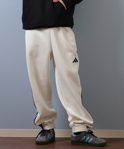 adidas（アディダス）の「adidas/アディダス トラックパンツ スリーストライプス M STADIUM ジャージ KLG55（その他パンツ・メンズ・オフホワイト/ブラック/シルバーグレー・M/3XL/2XL/XL/L）」の4枚目の写真