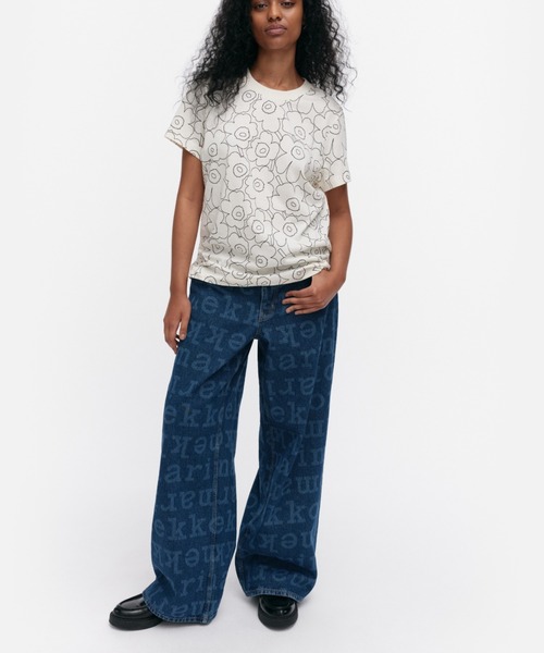 marimekko(マリメッコ)の「Heleys Piirto Unikko / t-shirt(Tシャツ/カットソー・レディース・ホワイト・X-SMALL/SMALL/MEDIUM/LARGE/X-LARGE)」の5枚目の写真