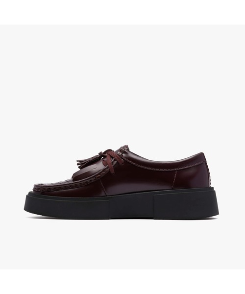 Clarks(クラークス)の「Torview W / レディーストービュー(パープルグレープレザー)(モカシン/デッキシューズ・レディース・パープル・UK4/UK6/UK5.5/UK5/UK4.5/UK3.5/UK3)」の2枚目の写真