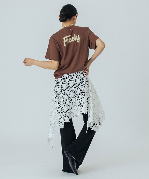 ROSE BUD（ローズバッド）の「LACE WRAP SKIRT（スカート・レディース・ホワイト/ブラック・ONE SIZE）」の12枚目の写真