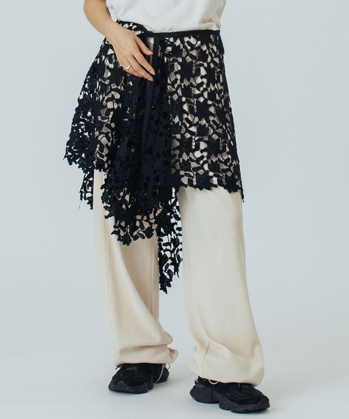 スカート garden lace wrap skirt/CODEA garden lace wrap skirt（マキシ・ロングスカート） | CODE A