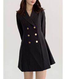 MERCURYDUO | 2WAYフィットアンドフレアジャケットワンピース(ワンピース)