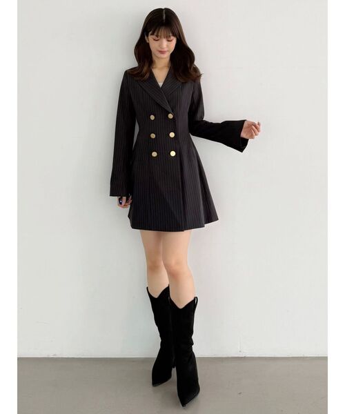 MERCURYDUO フレアジャケットワンピース セール】2WAYフィットアンドフレアジャケットワンピース（ワンピース
