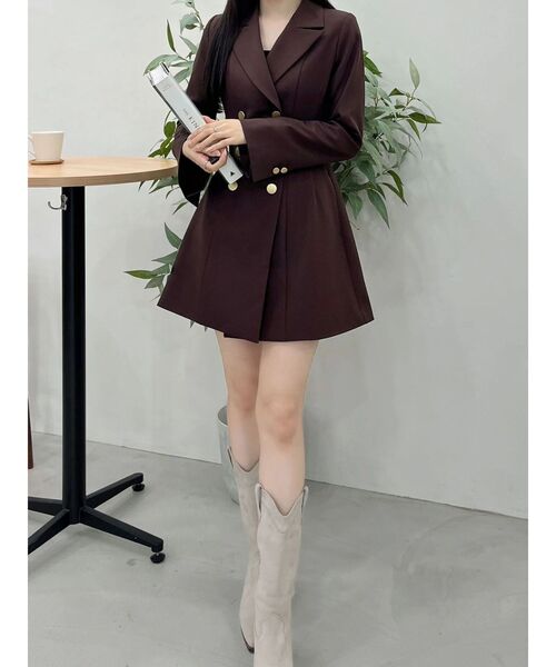 セール】2WAYフィットアンドフレアジャケットワンピース（ワンピース