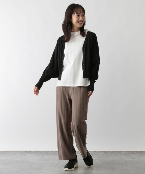 FOUND GOOD（ファウンドグッド）の「ナメラカラメドルマンCD（カーディガン/ボレロ・レディース・ブラック/グレー系2/ブルー系2/ベージュ・L/M/S）」の5枚目の写真