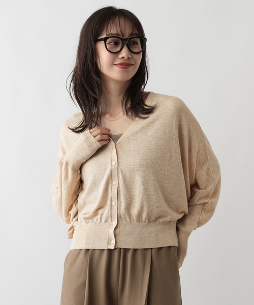 FOUND GOOD（ファウンドグッド）の「ナメラカラメドルマンCD（カーディガン/ボレロ・レディース・ブラック/グレー系2/ブルー系2/ベージュ・L/M/S）」の14枚目の写真