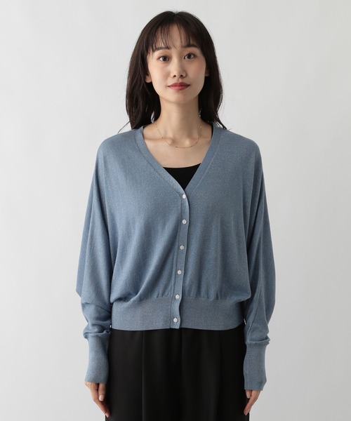 FOUND GOOD（ファウンドグッド）の「ナメラカラメドルマンCD（カーディガン/ボレロ・レディース・ブラック/グレー系2/ブルー系2/ベージュ・L/M/S）」の20枚目の写真