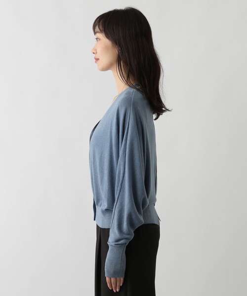 FOUND GOOD（ファウンドグッド）の「ナメラカラメドルマンCD（カーディガン/ボレロ・レディース・ブラック/グレー系2/ブルー系2/ベージュ・L/M/S）」の21枚目の写真