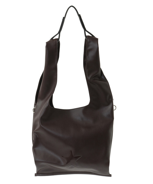 CONVERSE TOKYO（コンバーストウキョウ）の「2WAY LONG HANDLE METALLIC TOTE BAG（ショルダーバッグ・レディース・ブラウン/ブラック/シルバー・FREE）」の2枚目の写真