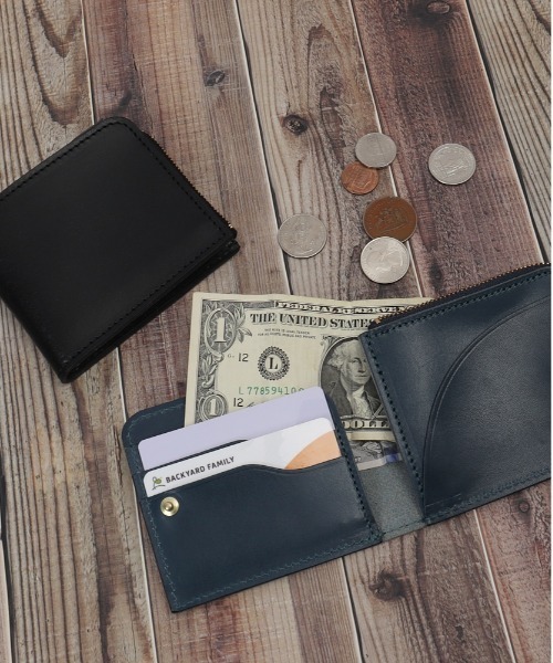 国産本革 栃木レザー 二つ折り財布（財布）｜BACKYARD FAMILY（バック