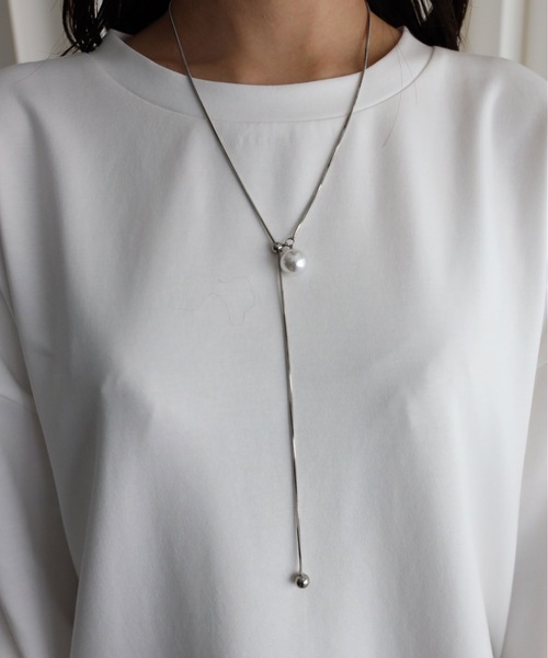 YENNA(イェンナ)の「ボリュームスリーブビックTシャツ(Tシャツ/カットソー・レディース・アイボリー/ブラック・FREE)」の12枚目の写真