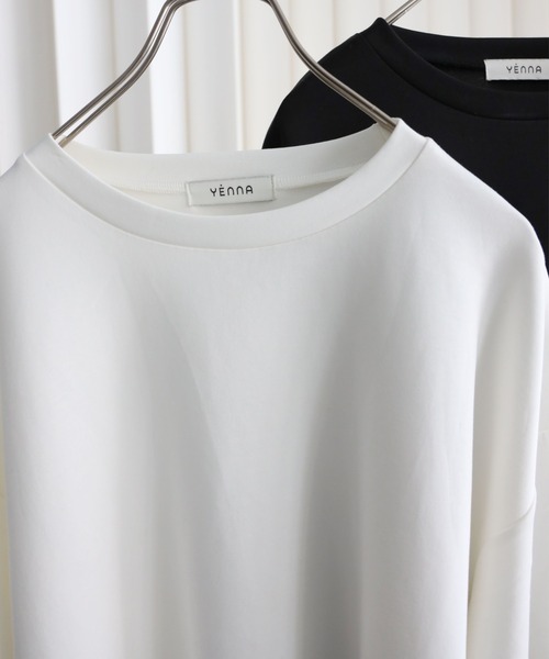 【madeintomboy】 ボリュームスリーブシャツ(アイボリー) セール】ボリュームスリーブビックTシャツ（Tシャツ/カットソー