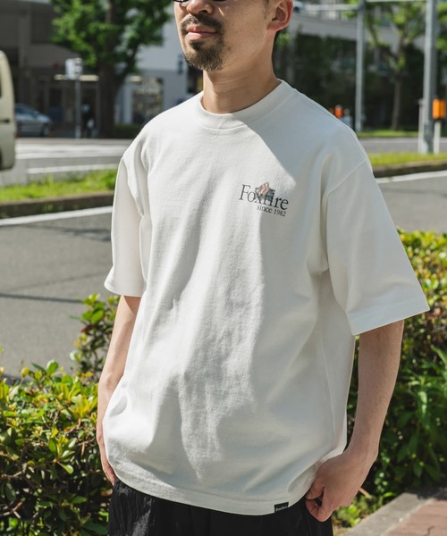 Foxfire（フォックスファイヤー）の「『別注』Foxfire×DOORS　焚火プリントTシャツ（Tシャツ/カットソー・メンズ・ライトグレー/ホワイト・MEDIUM/LARGE）」の19枚目の写真