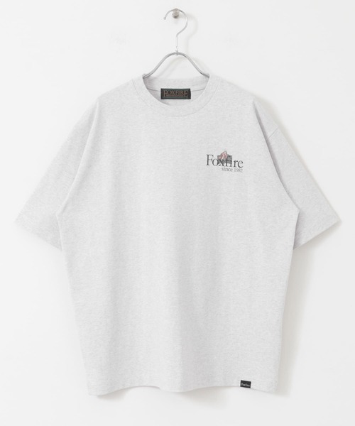 『別注』Foxfire×DOORS　焚火プリントTシャツ 別注』Foxfire×DOORS 焚火プリントTシャツ（Tシャツ/カットソー
