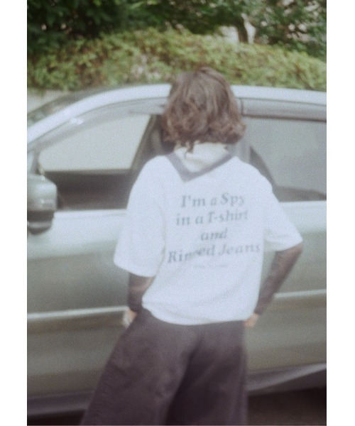 TANGTANG（タンタン）の「【TANGTANG for NORIYUKI MAKIHARA 】SPY（Tシャツ/カットソー・メンズ・ブラック/ホワイト・SMALL/MEDIUM/LARGE/X-LARGE）」の7枚目の写真