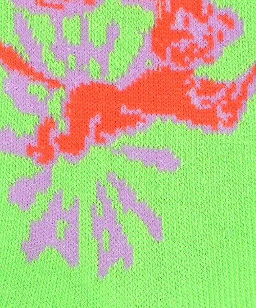 UNITED ARROWS & SONS（ユナイテッドアローズアンドサンズ）の「＜FlexibleVisual SPCE＞ Basic Socks CAT/ソックス（ソックス/靴下・メンズ・ライム/ライトグレー・FREE）」の8枚目の写真