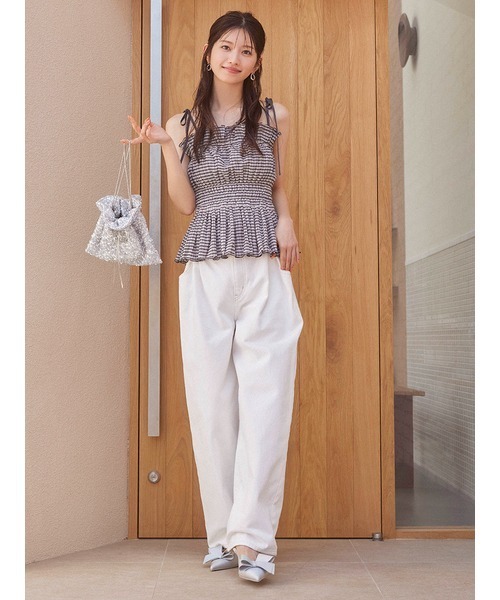 レミたん♡　SNIDEL ブラウス&キャップ SNIDEL (期間限定40%OFF) snidel / スナイデル クロップド
