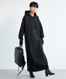 BARNYARDSTORM / ライトダンボールフーディーワンピース / マシンウォッシャブル【WEB限定】 パーカーワンピース