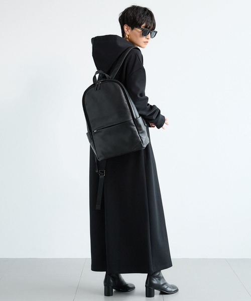 BARNYARDSTORM(バンヤードストーム)の「BARNYARDSTORM / ライトダンボールフーディーワンピース / マシンウォッシャブル【WEB限定】 パーカーワンピース(ワンピース・レディース・チャコールグレー/ブラック/グレー/ベージュ・FREE)」の18枚目の写真