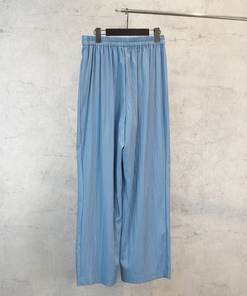 JETSET SOLO PLUS （ジェットセットソロプラス）の「【JETSET SOLO PLUS】無撚クロスワイドパンツ（その他パンツ・レディース・ブルー/キャメル/グレイッシュベージュ・FREE）」の9枚目の写真