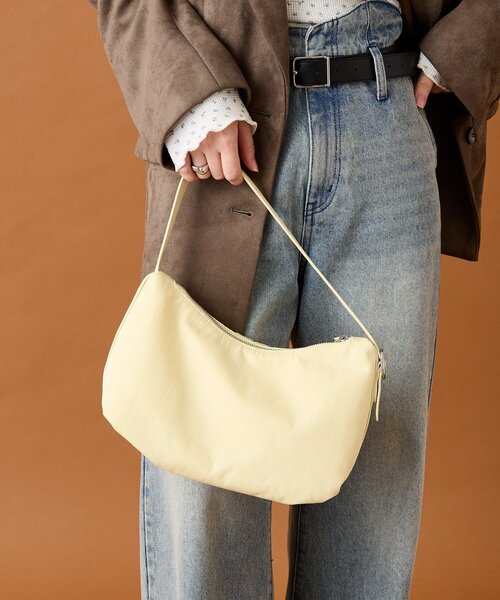mystic（ミスティック）の「【コーディネートのアクセントに◎】リングバックルワンハンドBAG（ハンドバッグ・レディース・イエロー/オリーブ・ONE SIZE）」の11枚目の写真