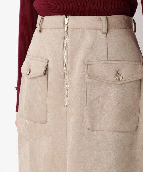 PROPORTION BODY DRESSING（プロポーションボディドレッシング）の「ダンボールフェイクスエード調スカート / 1215220905（スカート・レディース・ベージュ系その他/ブラウン/ベージュ/ブルー・SMALL/P/S/MEDIUM）」の12枚目の写真