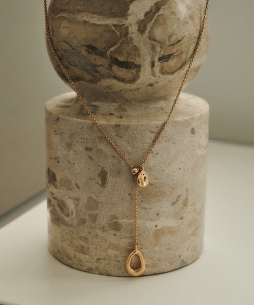 セール】【GOLDY】2WAYスライドチェーンロングパーツネックレス