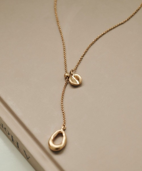 セール】【GOLDY】2WAYスライドチェーンロングパーツネックレス