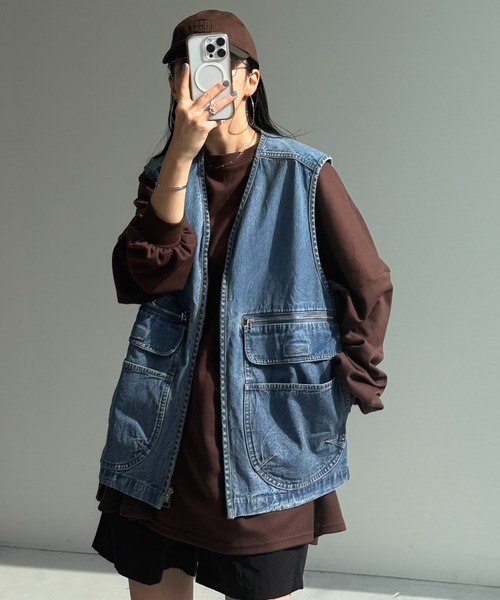 8 pockets BUDDY DENIM VEST / 8ポケットバディデニムベスト（ベスト