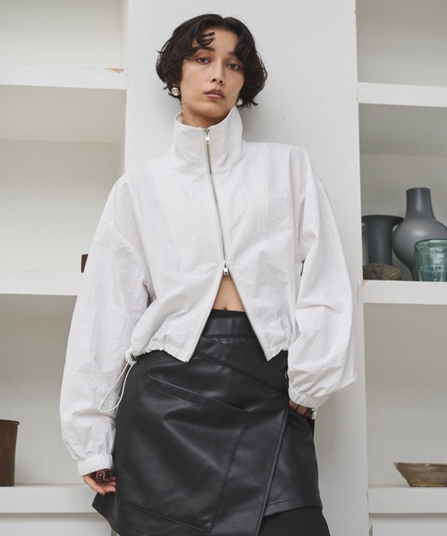 セール】ドローストリングナイロンブルゾン/セットアップ可能