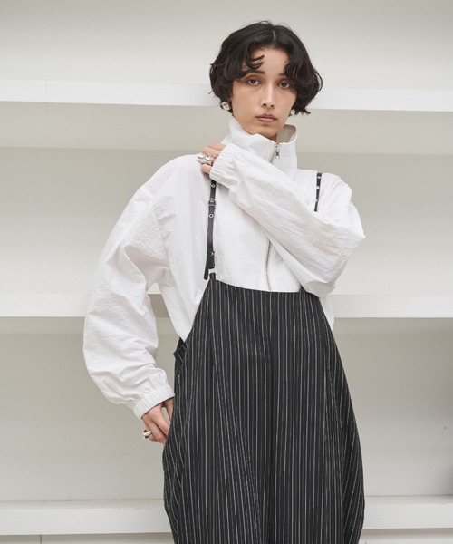 セール】ドローストリングナイロンブルゾン/セットアップ可能