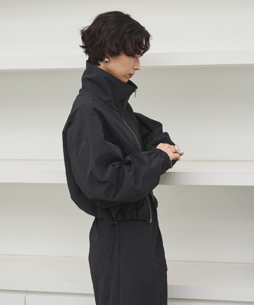 セール】ドローストリングナイロンブルゾン/セットアップ可能