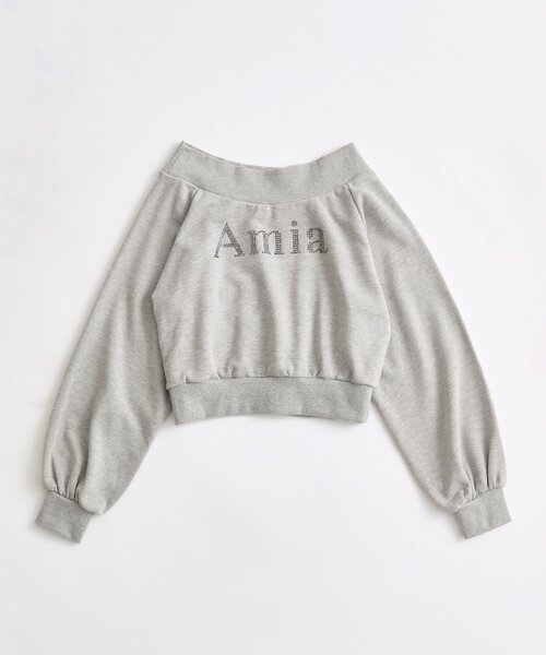 OLIVE des OLIVE（オリーブデオリーブ）の「オフショルスウェット（スウェット・レディース・オートミール/トップグレー/サックスブルー・FREE）」の13枚目の写真