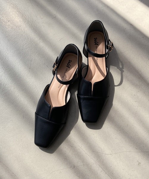 WA ORiental TRaffic（ダブルエーオリエンタルトラフィック）の「スリットセパレート パンプス /52310（パンプス・レディース・ブラック/ベージュ/レッド・LL/S/M/L/SS/3L）」の4枚目の写真