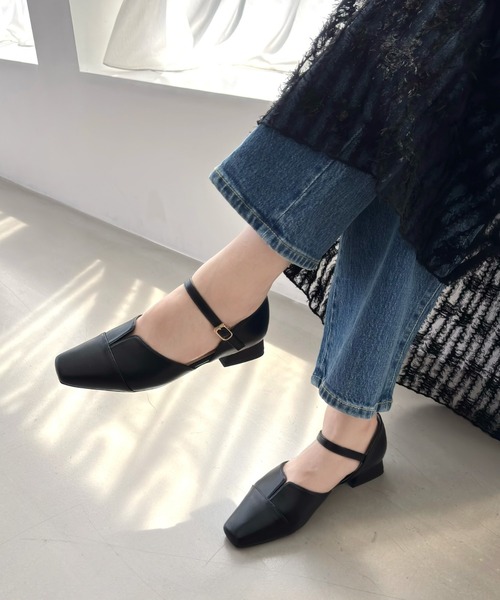 WA ORiental TRaffic（ダブルエーオリエンタルトラフィック）の「スリットセパレート パンプス /52310（パンプス・レディース・ブラック/ベージュ/レッド・LL/S/M/L/SS/3L）」の5枚目の写真