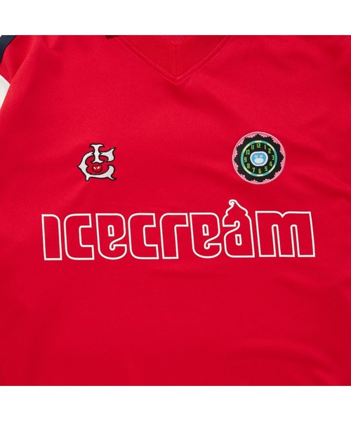 ICECREAM（アイスクリーム）の「FOOTBALL LS SHIRT（Tシャツ/カットソー・メンズ・ホワイト/ネイビー/レッド・SMALL/MEDIUM/LARGE/X-LARGE）」の16枚目の写真