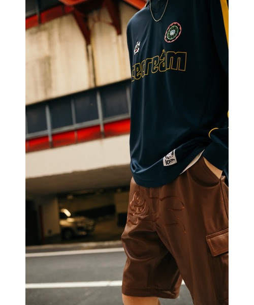 ICECREAM（アイスクリーム）の「FOOTBALL LS SHIRT（Tシャツ/カットソー・メンズ・ホワイト/ネイビー/レッド・SMALL/MEDIUM/LARGE/X-LARGE）」の10枚目の写真