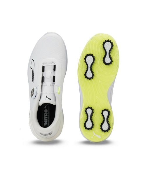 PUMA(プーマ)の「PUMA プーマ メンズ ゴルフ パワーアセンド ニトロ ディスク スパイクレス(スニーカー・メンズ・ホワイト系その他6/ホワイト系その他7/グレー×ホワイト・30.0cm/29.5cm/25.5cm/25.0cm/28.0cm/26.5cm/26.0cm/29.0cm/27.5cm/27.0cm/28.5cm)」の6枚目の写真