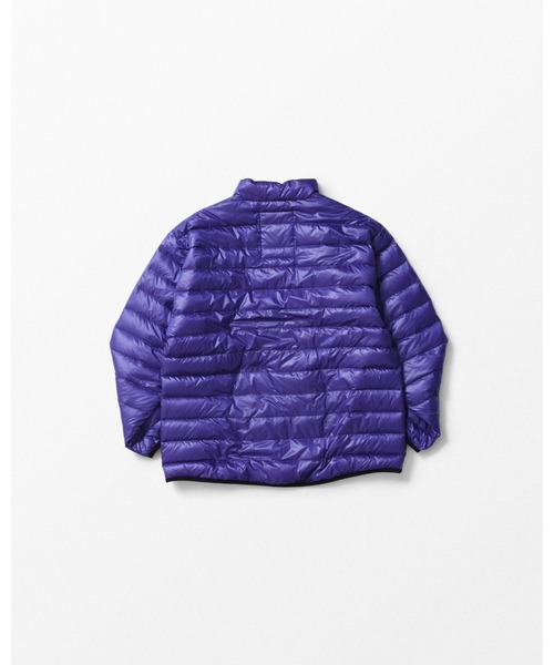 WHIZLIMITED(ウィズリミテッド)の「DOWN SWEATER / NANGA x WHIZLIMITED(ダウンジャケット/コート・メンズ・ブルー/ブラック・LARGE/MEDIUM)」の4枚目の写真