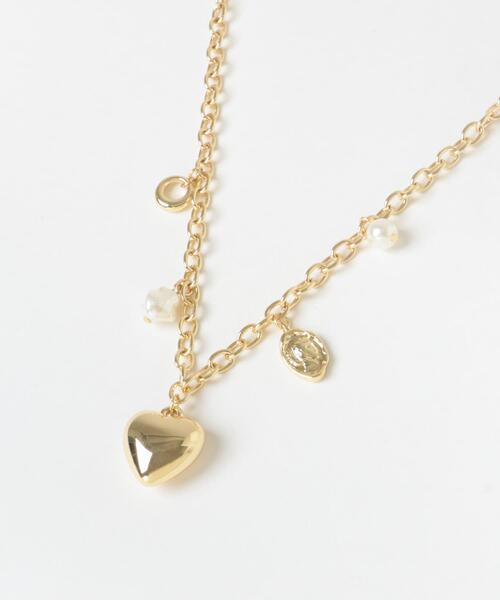 SMELLY(スメリー)の「プックリハートチャームネックレス(ネックレス・レディース・ゴールド系その他・-)」の6枚目の写真