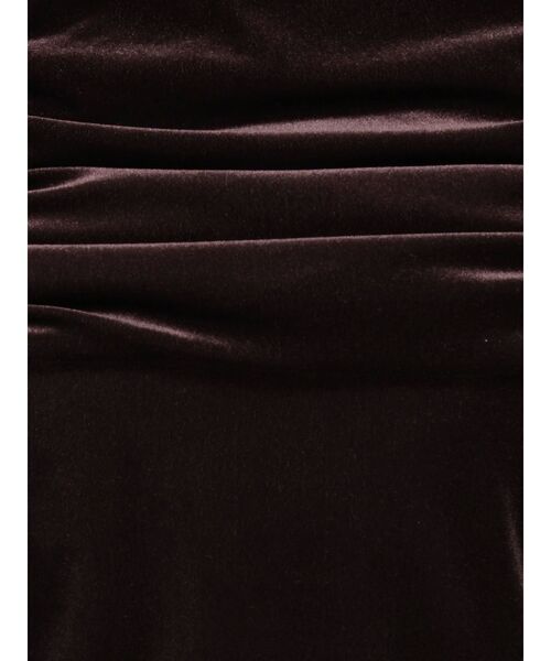 MERCURYDUO（マーキュリーデュオ）の「シャーリングベロアカットソー（Tシャツ/カットソー・レディース・ブラック/イエロー/ピンク/ブラウン・FREE）」の10枚目の写真