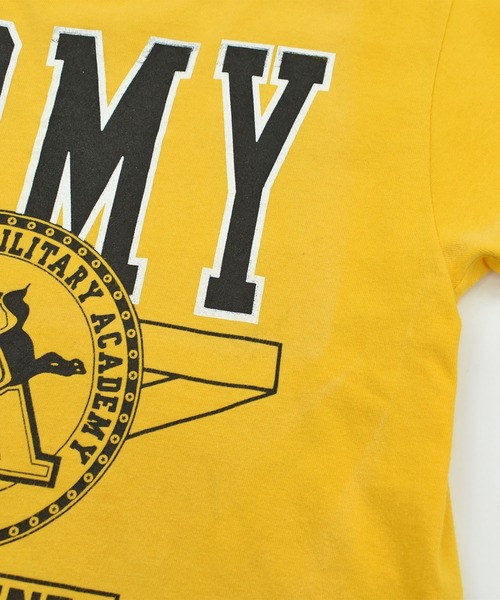 MILITARY(ミリタリー)の「【USED】80’s “Army Westpoint” ミリタリー Tシャツ USA製(Tシャツ/カットソー・メンズ・イエロー・SMALL)」の4枚目の写真